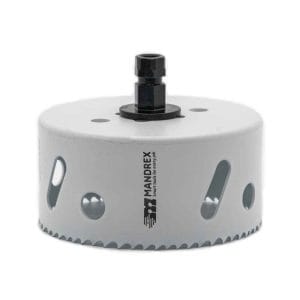 Carota Bi-Metal Mandrex pentru adaptor rapid (1-click) Ø114mm Ø121mm