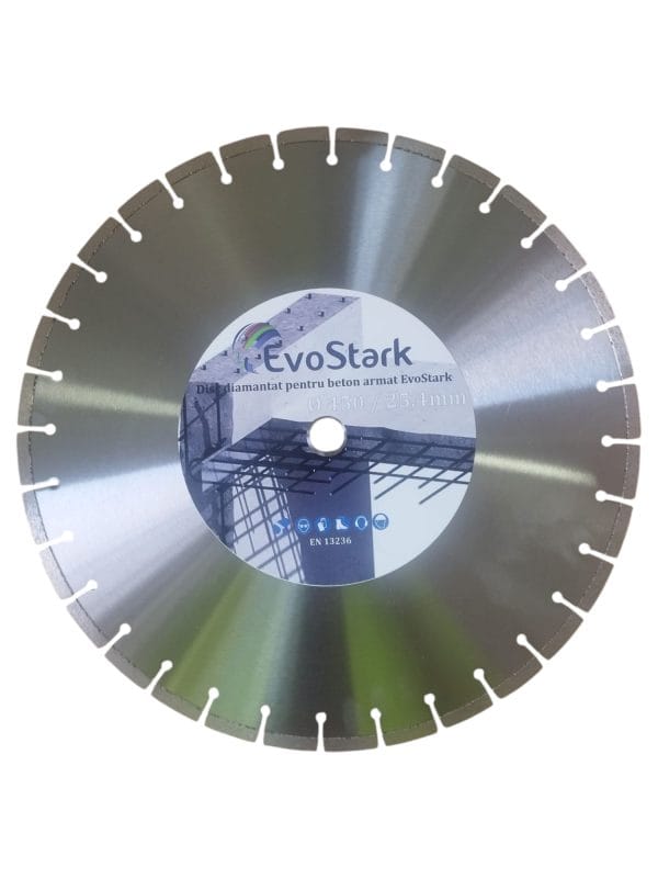 Disc Diamantat EvoStark pentru Beton Armat 450x25,4x10