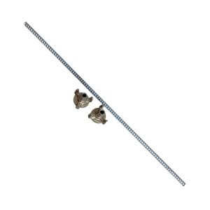 Tijă Filetată DW15/17 1000 mm + 2 Piulițe Fluture Ø70 mm