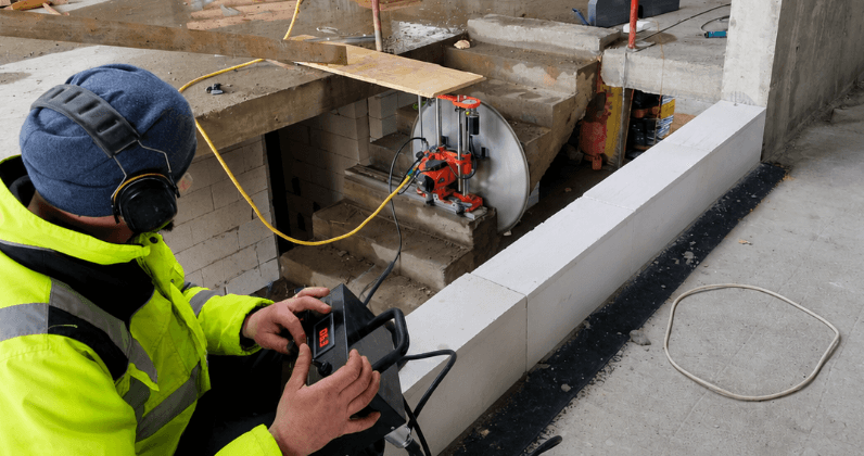 Servicii profesionale de debitare și tăiere beton EvoStark