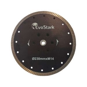 Disc Diamantat EvoStark pentru Beton Armat si Granit - cu flansa Ø230mm M14